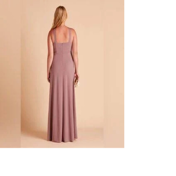 Birdy Grey Gene Criss-Cross Dark Mauve Bridesmaid Dress Women's XS - Picture 2 of 6